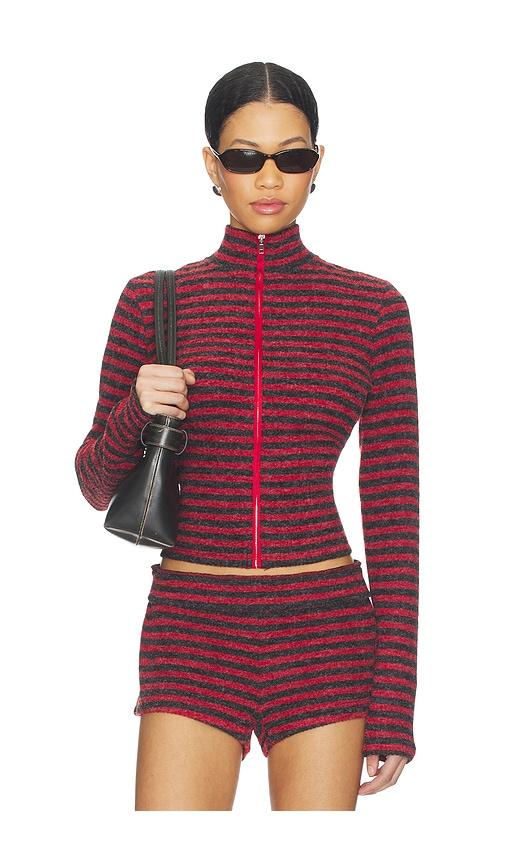 LIONESS Apex Jacket in Red,Black by LIONESS