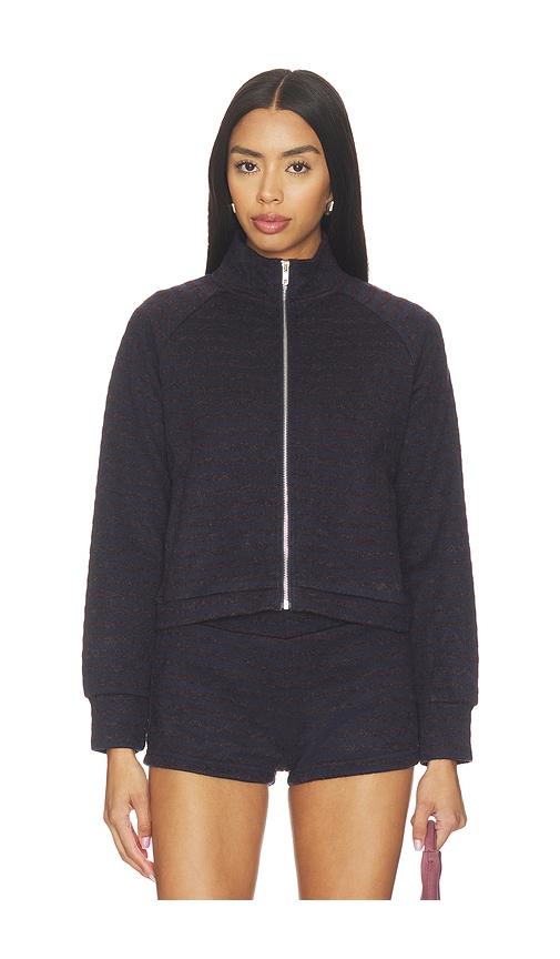LIONESS Bloom Knit Jacket in Purple by LIONESS