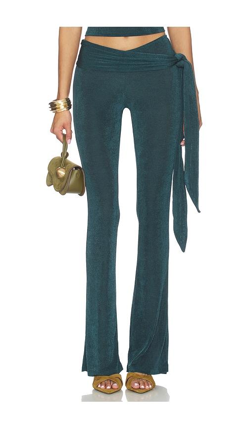 LIONESS Butterfly Pant in Teal by LIONESS