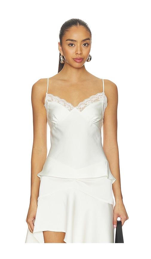 LIONESS Costa Top in White by LIONESS