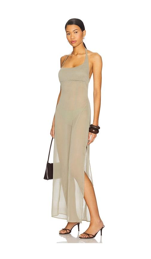 LIONESS Driftwood Maxi Dress in Sage by LIONESS