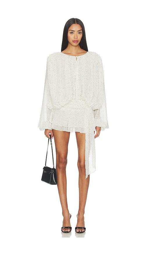LIONESS Elements Mini Dress in White by LIONESS