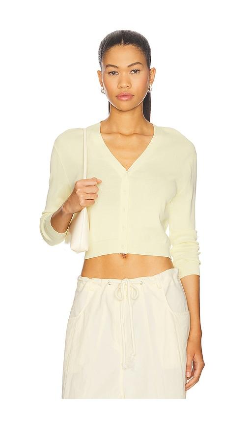 LIONESS Golden Hour Cardigan in Lemon by LIONESS