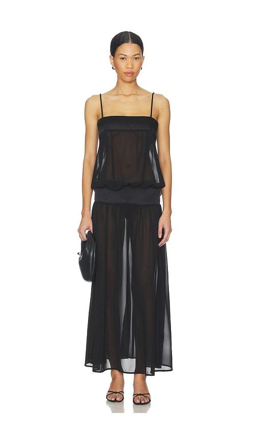 LIONESS Gracia Maxi Dress in Black by LIONESS