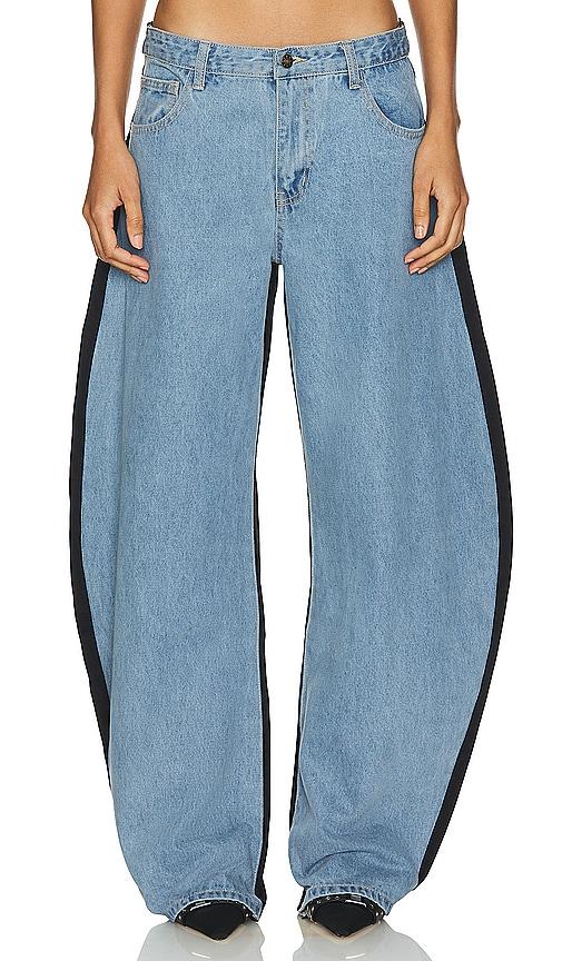 LIONESS Horseshoe Jeans in Blue by LIONESS
