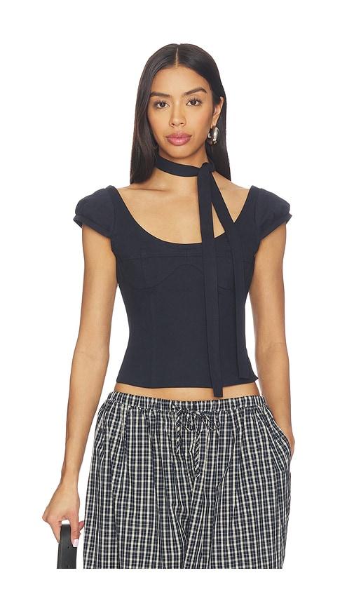 LIONESS Inizio Corset in Navy by LIONESS