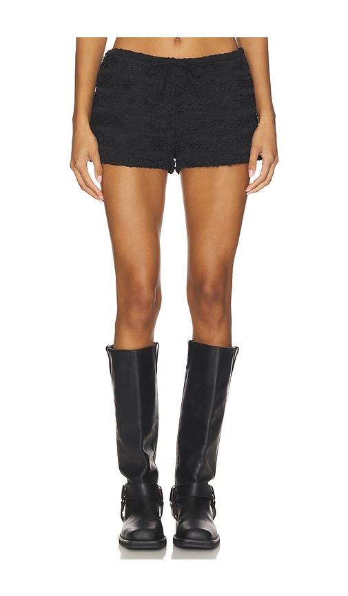LIONESS Kourt Bloomers Short in Black by LIONESS