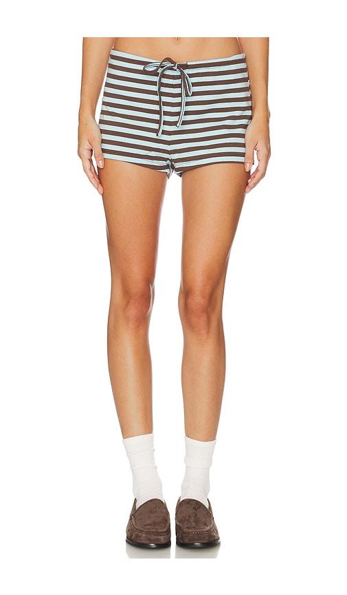 LIONESS Kourt Bloomers in Baby Blue,Brown by LIONESS