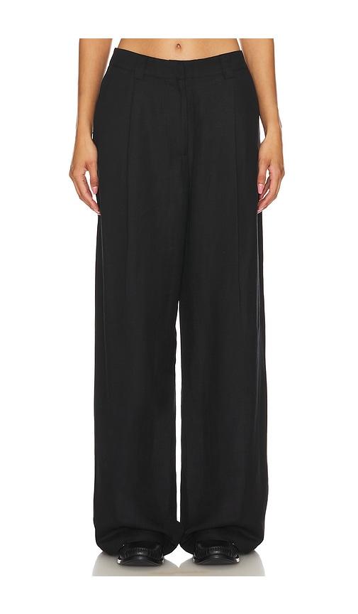 LIONESS La Quinta Pants in Black by LIONESS