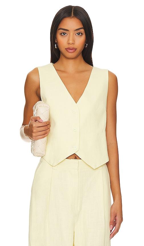 LIONESS Leo Vest in Yellow by LIONESS