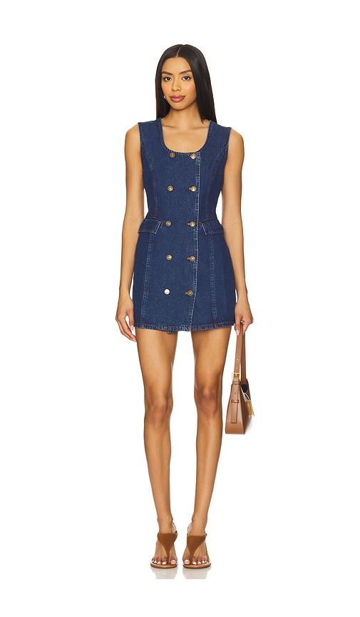 LIONESS L'esprit Mini Dress in Blue by LIONESS