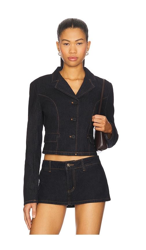 LIONESS Lune Blazer in Navy by LIONESS