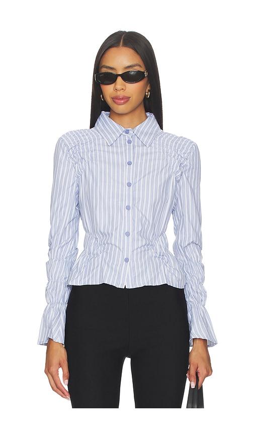 LIONESS Manor Shirt in Baby Blue by LIONESS