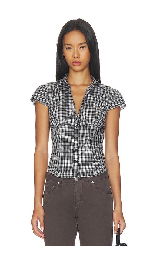 LIONESS Mon Cheri Blouse in Black by LIONESS