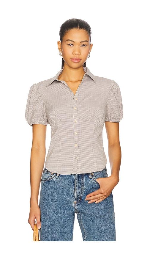 LIONESS Mon Cheri Blouse in Neutral by LIONESS