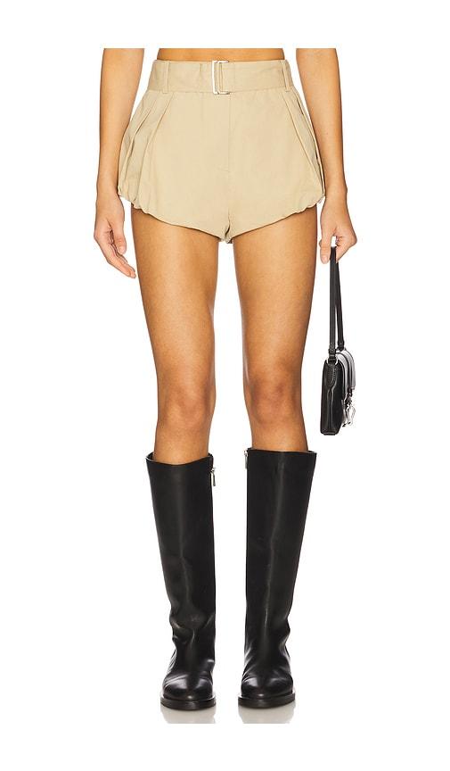 LIONESS New York Short in Beige by LIONESS