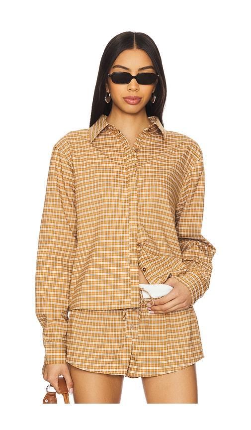 LIONESS Nirvana Shirt in Mustard by LIONESS