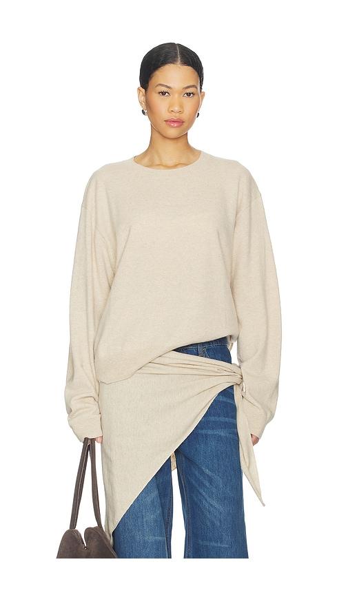 LIONESS Olsen Knit in Tan by LIONESS