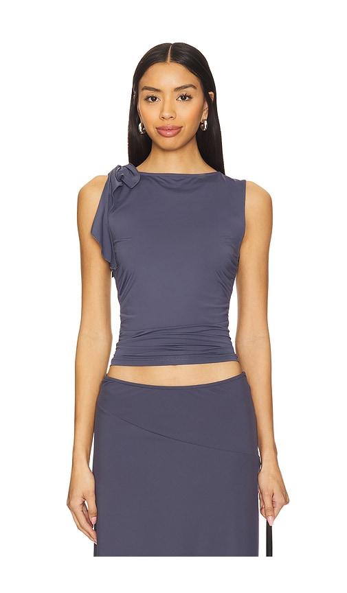 LIONESS Rendezvous Top in Grey by LIONESS