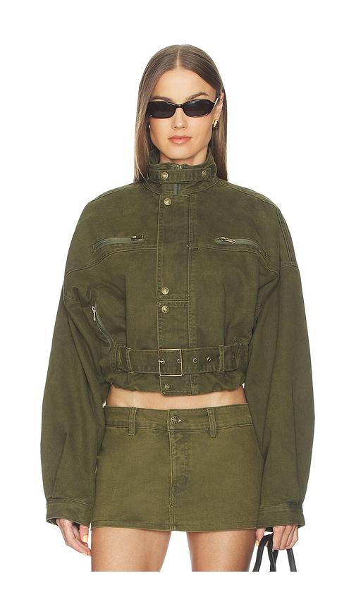 LIONESS Rinata Jacket in Army by LIONESS