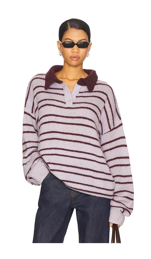 LIONESS Rising Sun Jersey in Lavender by LIONESS