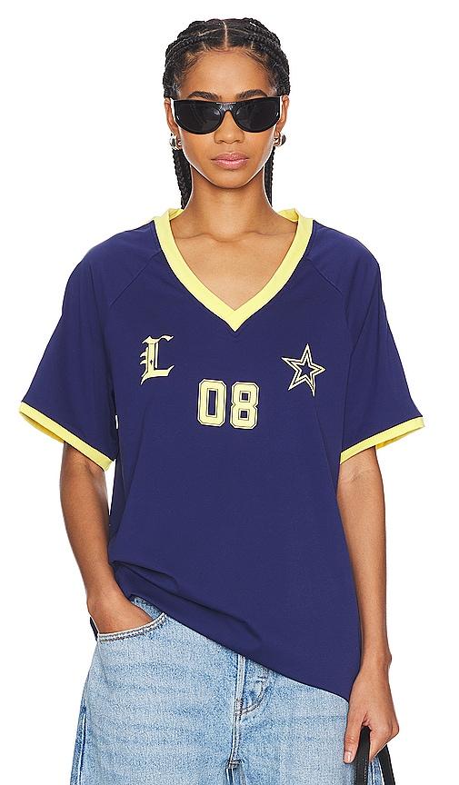 LIONESS Spectate Top in Navy by LIONESS LIONESS Spectate Top in Navy by LIONESS