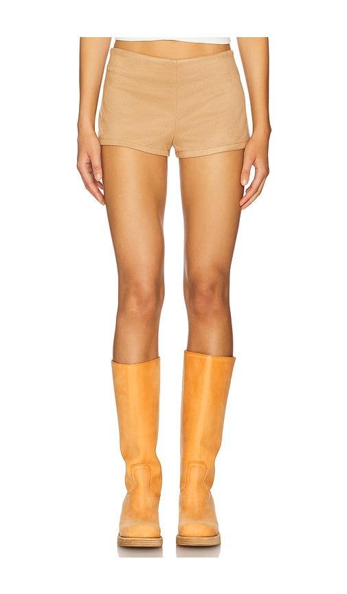 LIONESS Sun Drenched Short in Tan by LIONESS