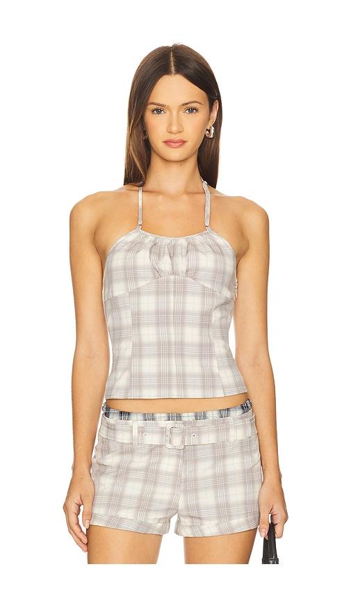 LIONESS Sweet Escape Cami in Grey by LIONESS