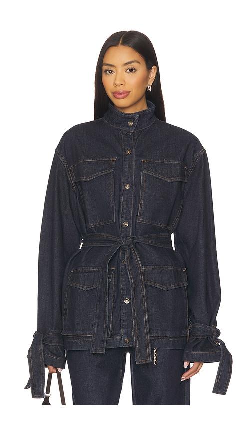 LIONESS Sweetness Overshirt in Blue by LIONESS