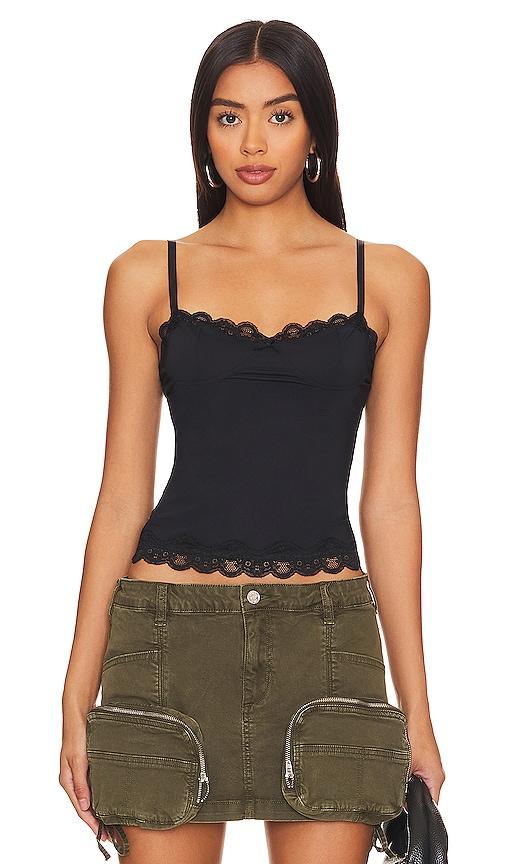 LIONESS Top Model Cami in Black by LIONESS