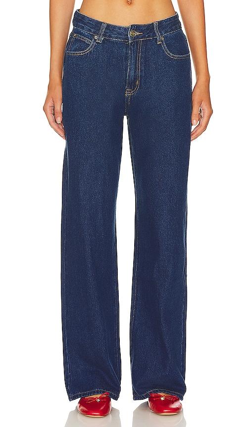 LIONESS Top Model Jeans in Denim-Dark by LIONESS