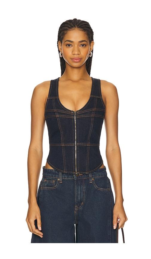 LIONESS Westwood Top in Blue by LIONESS
