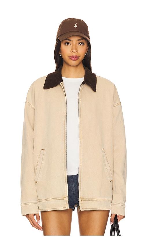 LIONESS Workwear Jacket in Beige by LIONESS