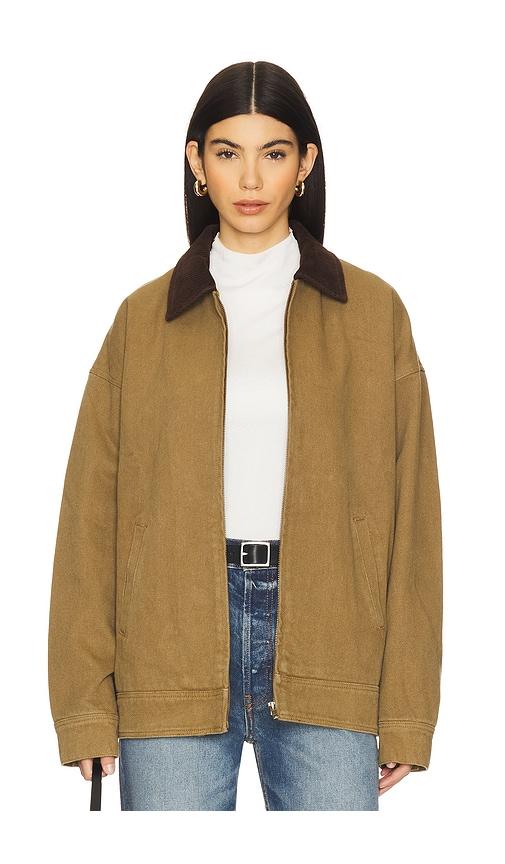 LIONESS Workwear Jacket in Tan by LIONESS