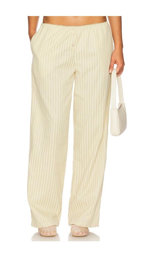 LIONESS in Bloom Pant in Lemon by LIONESS