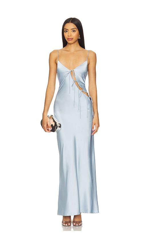 LIONESS x REVOLVE About A Girl Maxi in Baby Blue by LIONESS