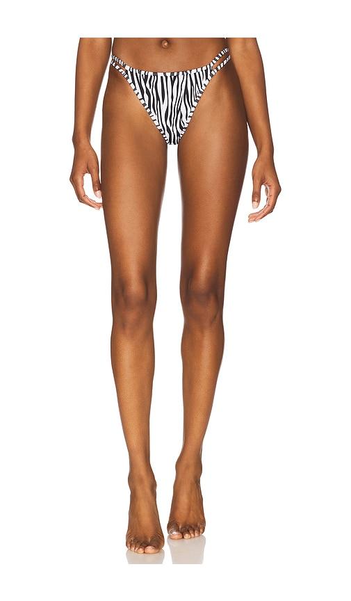 LIONESS x REVOLVE Bondi Bikini Bottom in Black,White by LIONESS