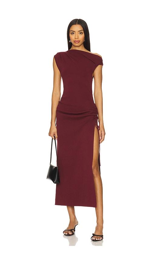 LIONESS x REVOLVE Original Sin Dress in Wine by LIONESS