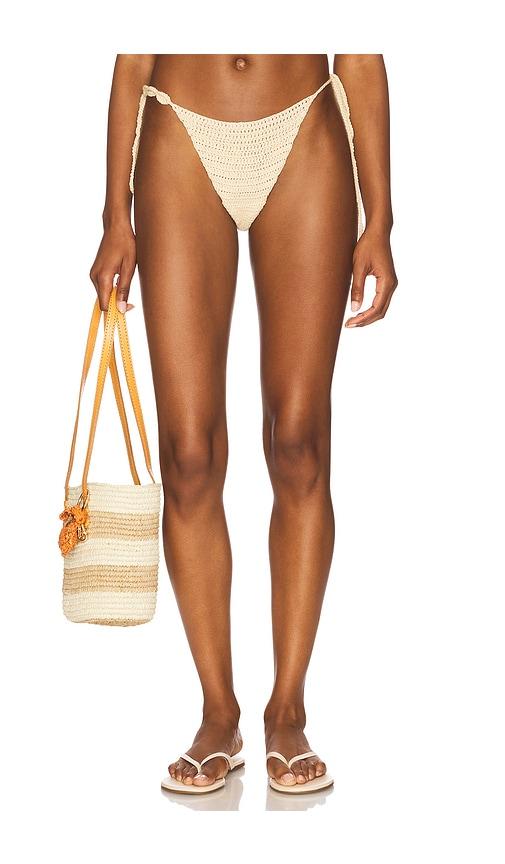 LIONESS x REVOLVE Samba Bikini Bottom in Beige by LIONESS