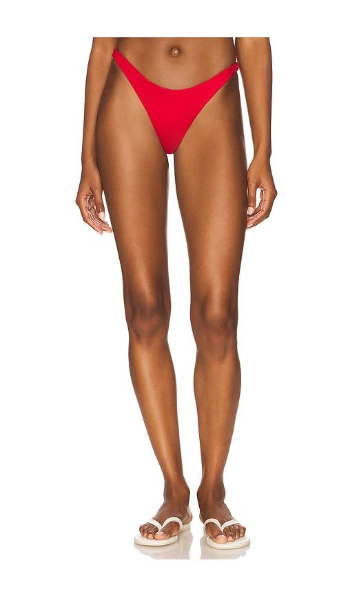 LIONESS x REVOLVE Tropico Bikini Bottom in Red by LIONESS