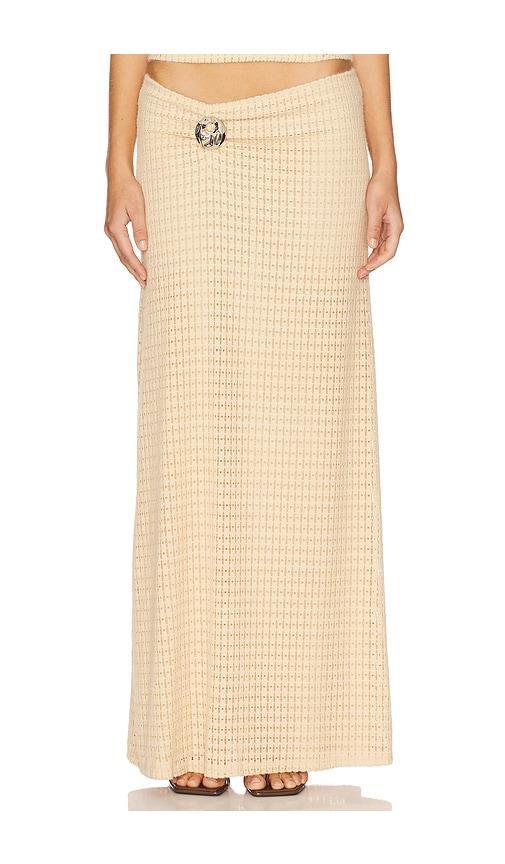 LIONESS x REVOLVE in Your Dreams Skirt in Beige by LIONESS