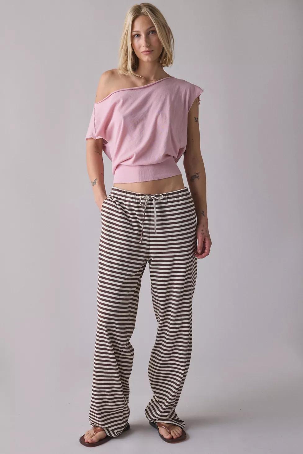 Lioness Bloom Striped Pull-On Pants by LIONESS