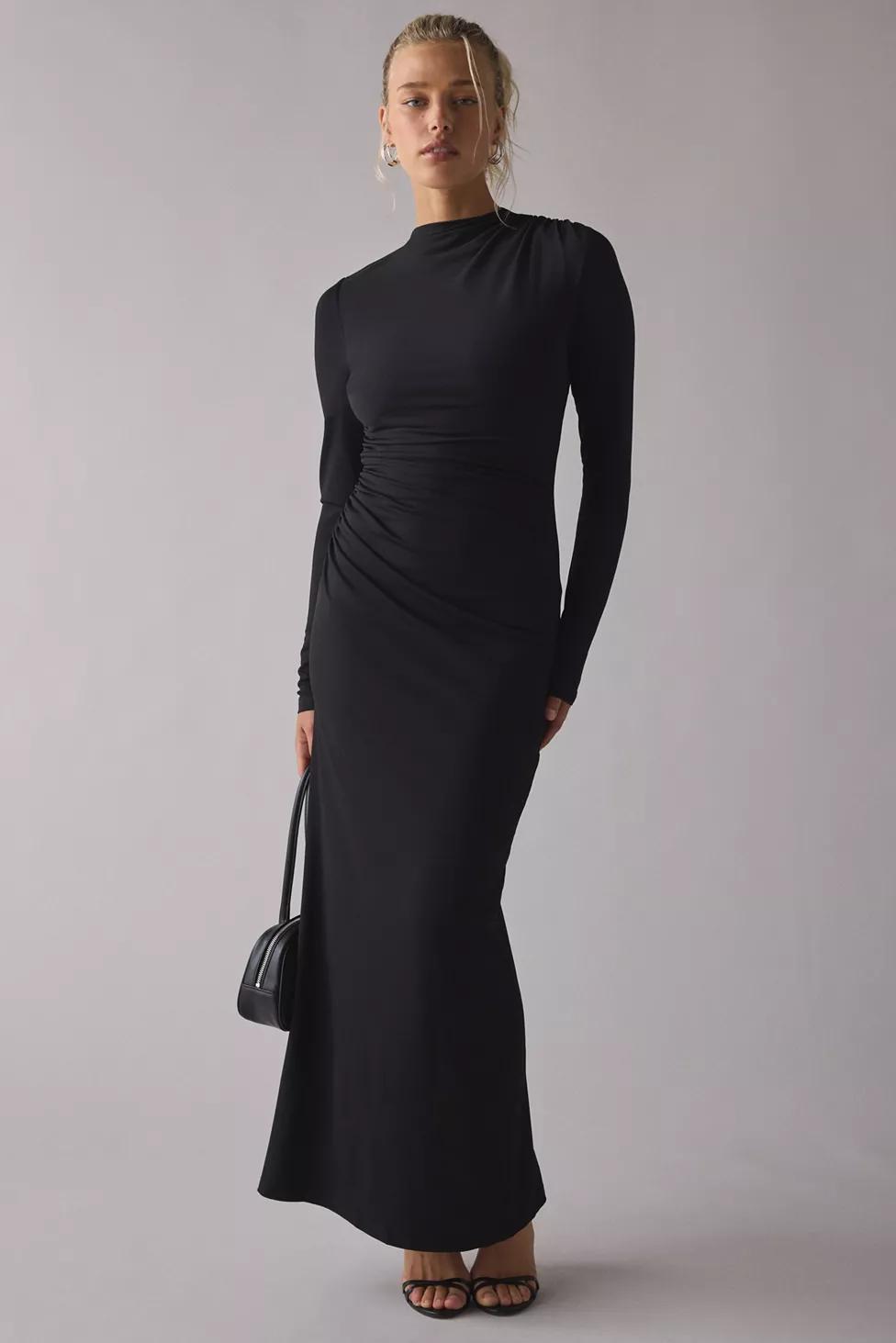Lioness Contour High Neck Long Sleeve Maxi Dress by LIONESS