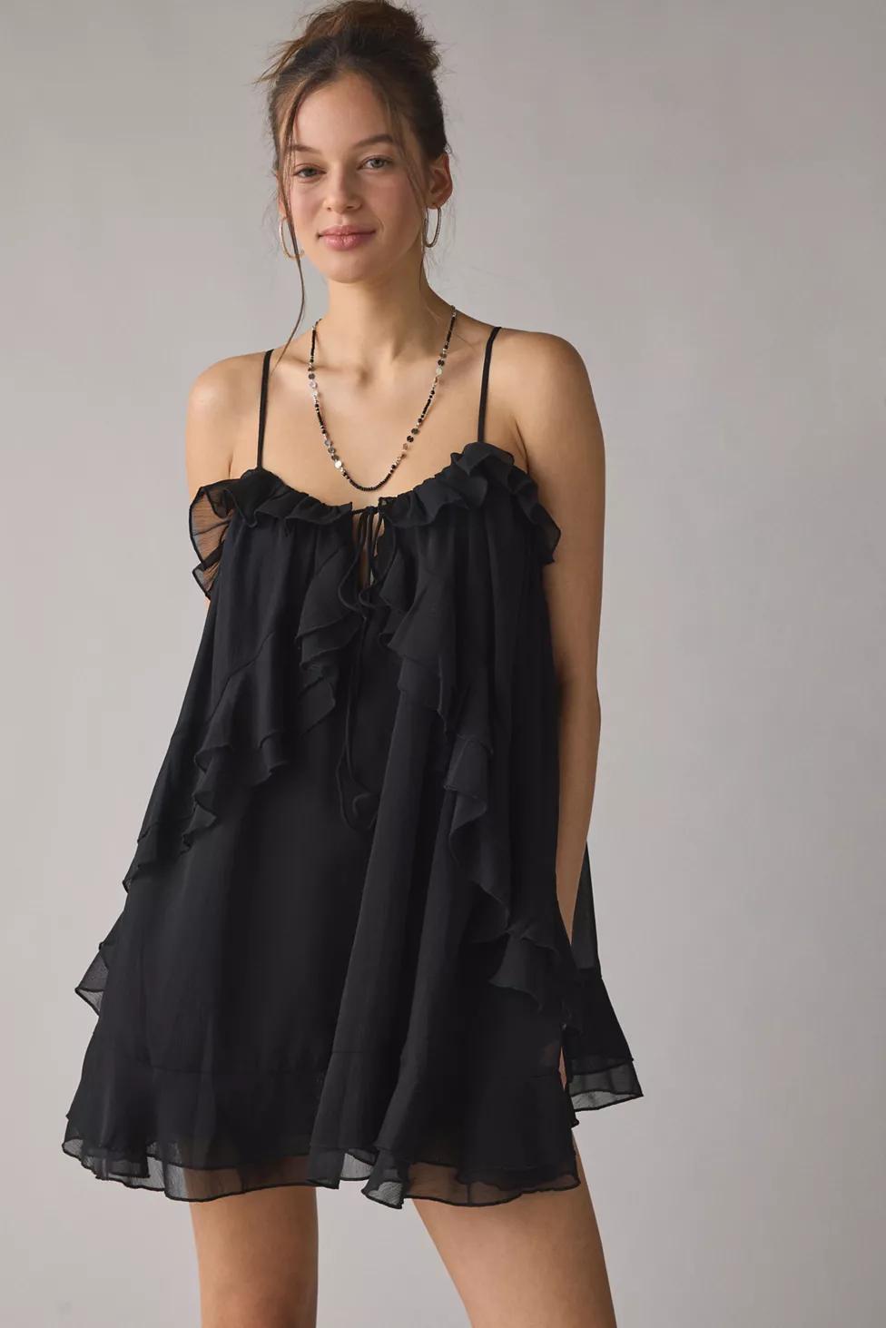Lioness Ethereal Ruffle Cami Mini Dress by LIONESS