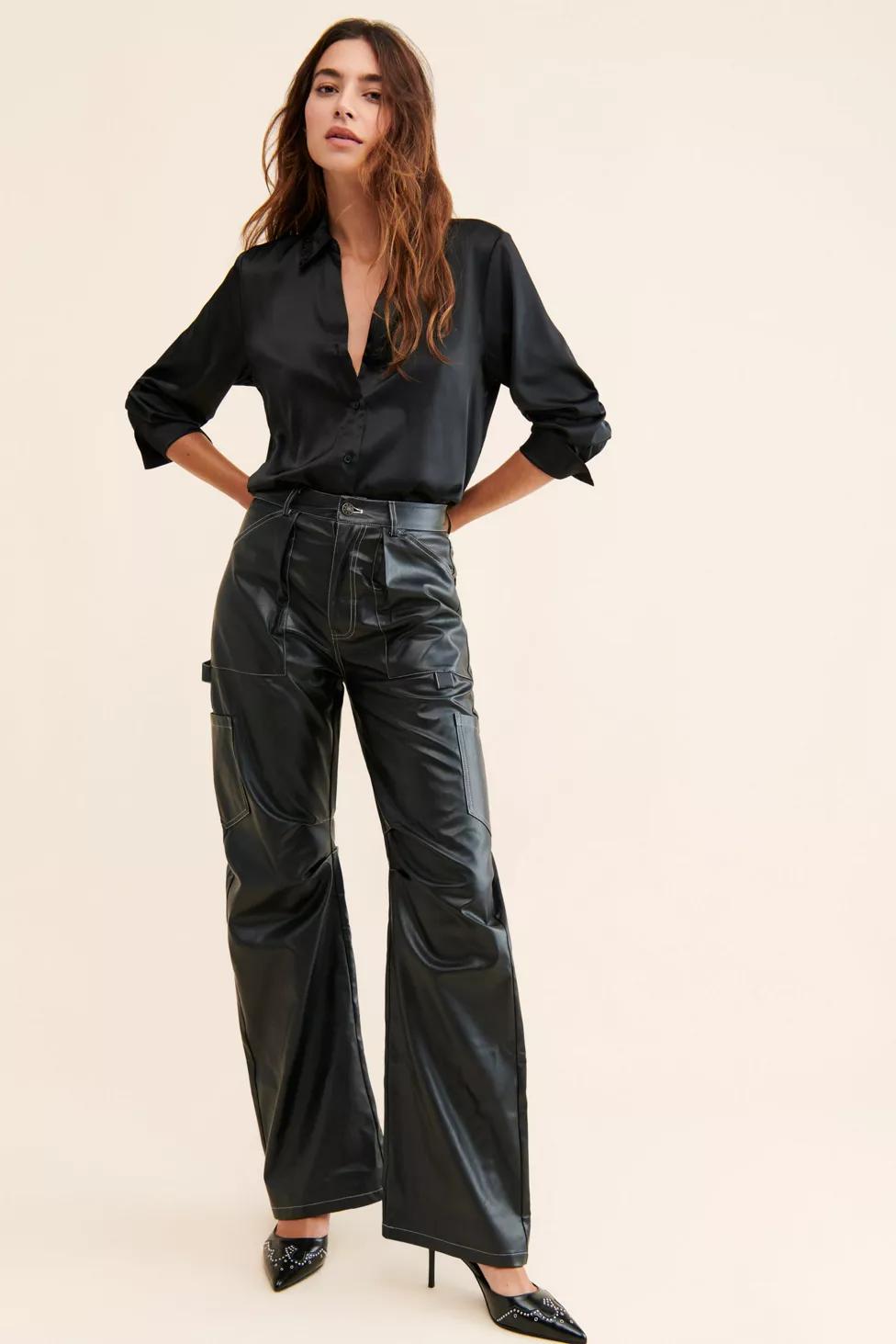 Lioness Miami Vice Vegan Leather Pants by LIONESS