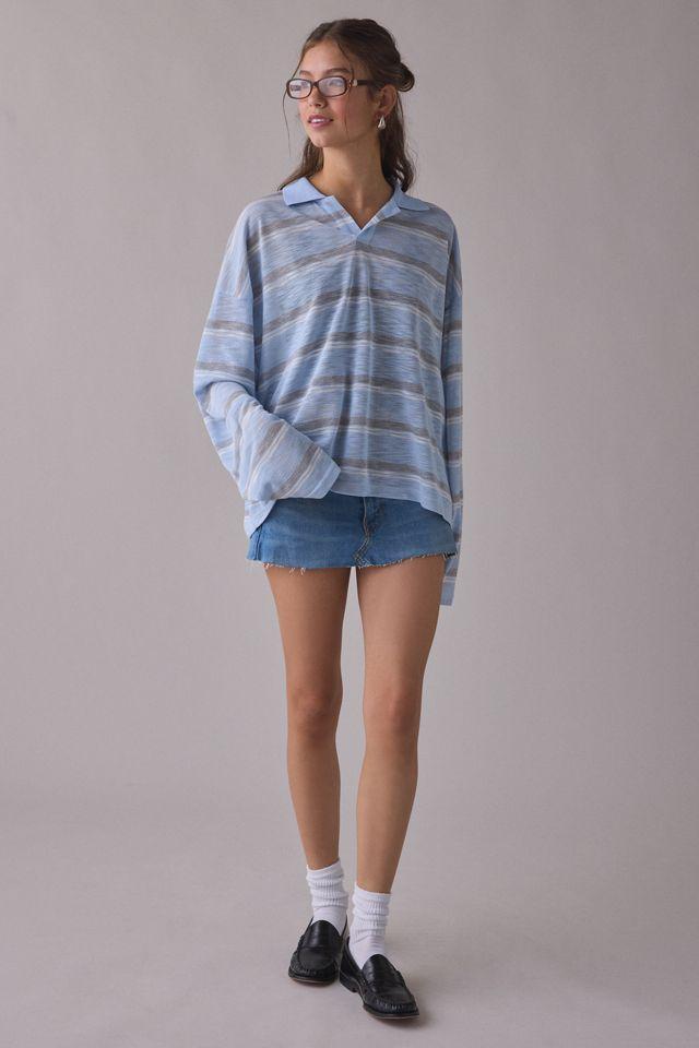 Lioness Rebels Collared Long Sleeve Jersey Tee by LIONESS