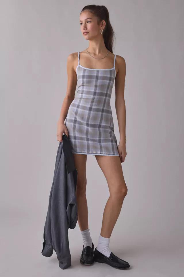Lioness Voyage Ash Plaid Cami Mini Dress by LIONESS