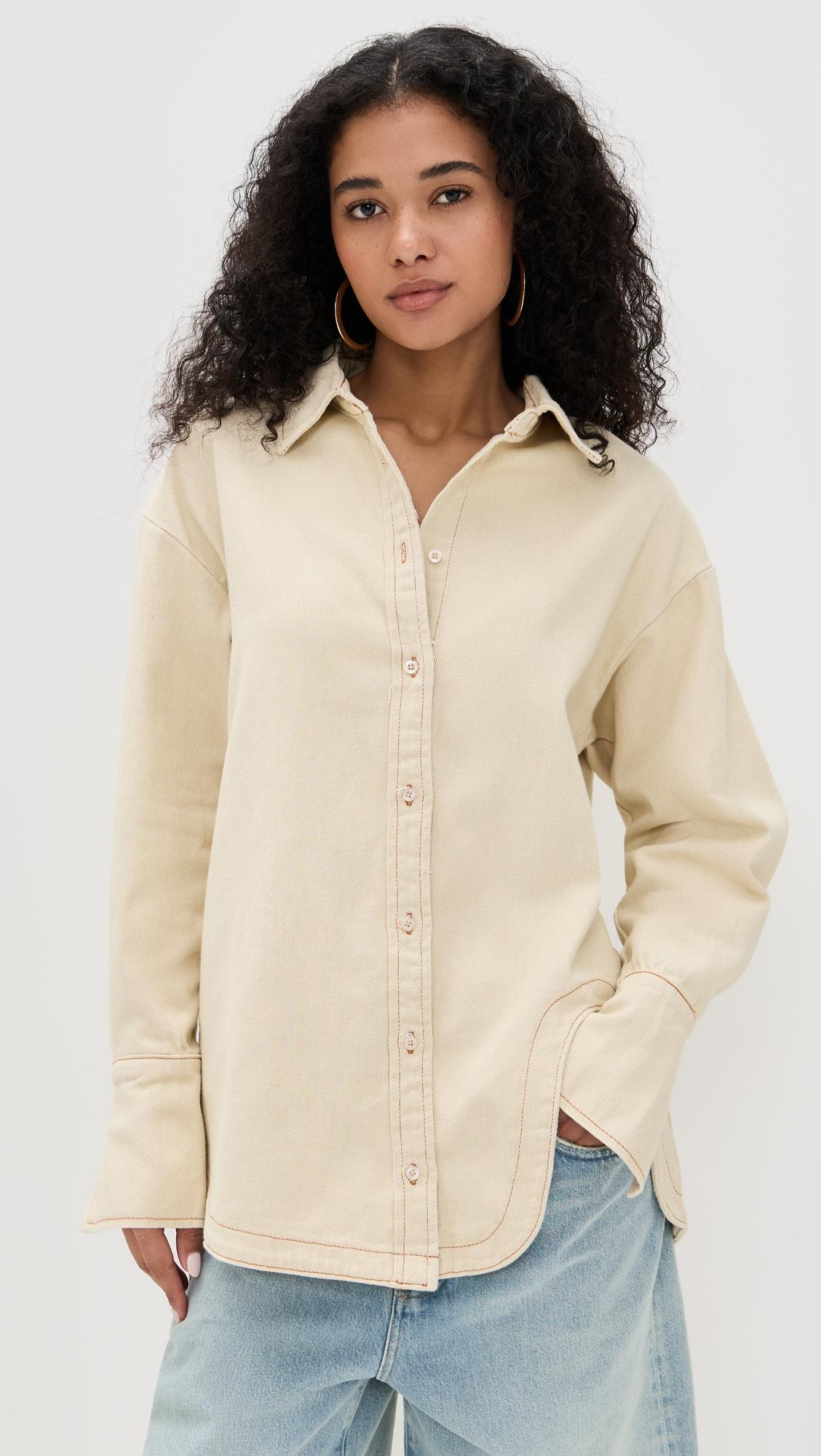 Off Duty Denim Shirt by LIONESS