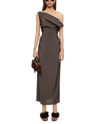 One Shoulder Maxi Dress by LIONESS