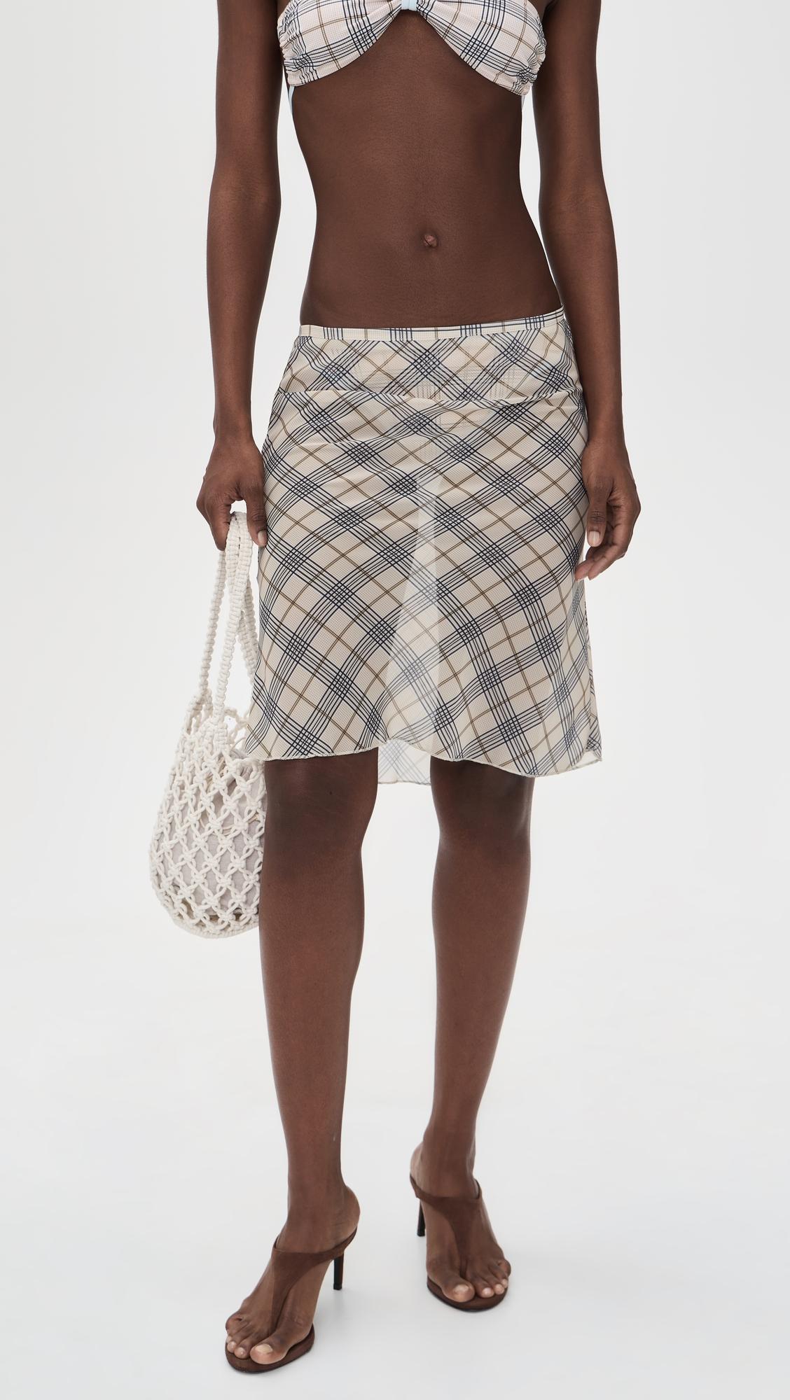 Shoreline Midi Skirt by LIONESS